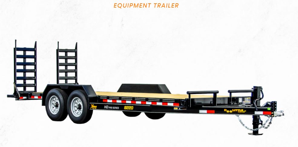 Flat bed trailer - 14,000 lb GVW